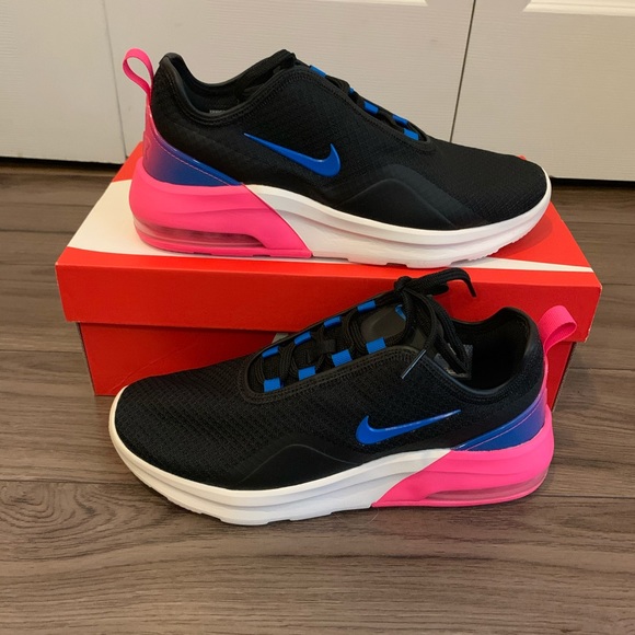 nike air max motion 2 black and blue